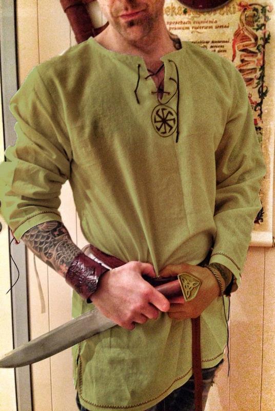 Medieval Long Sleeve Shirt Shirts - The Burner Shop