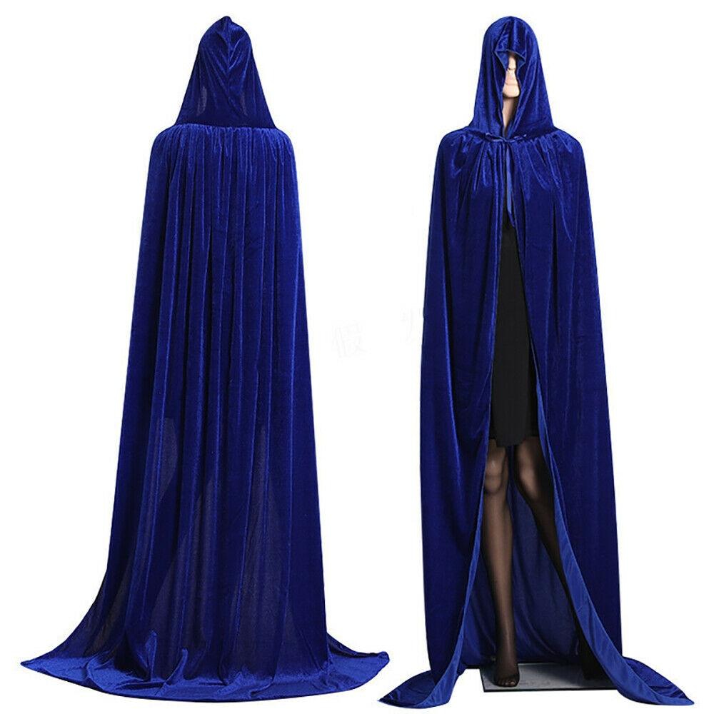 Medieval Velvet Hooded Cloak Cloaks - The Burner Shop
