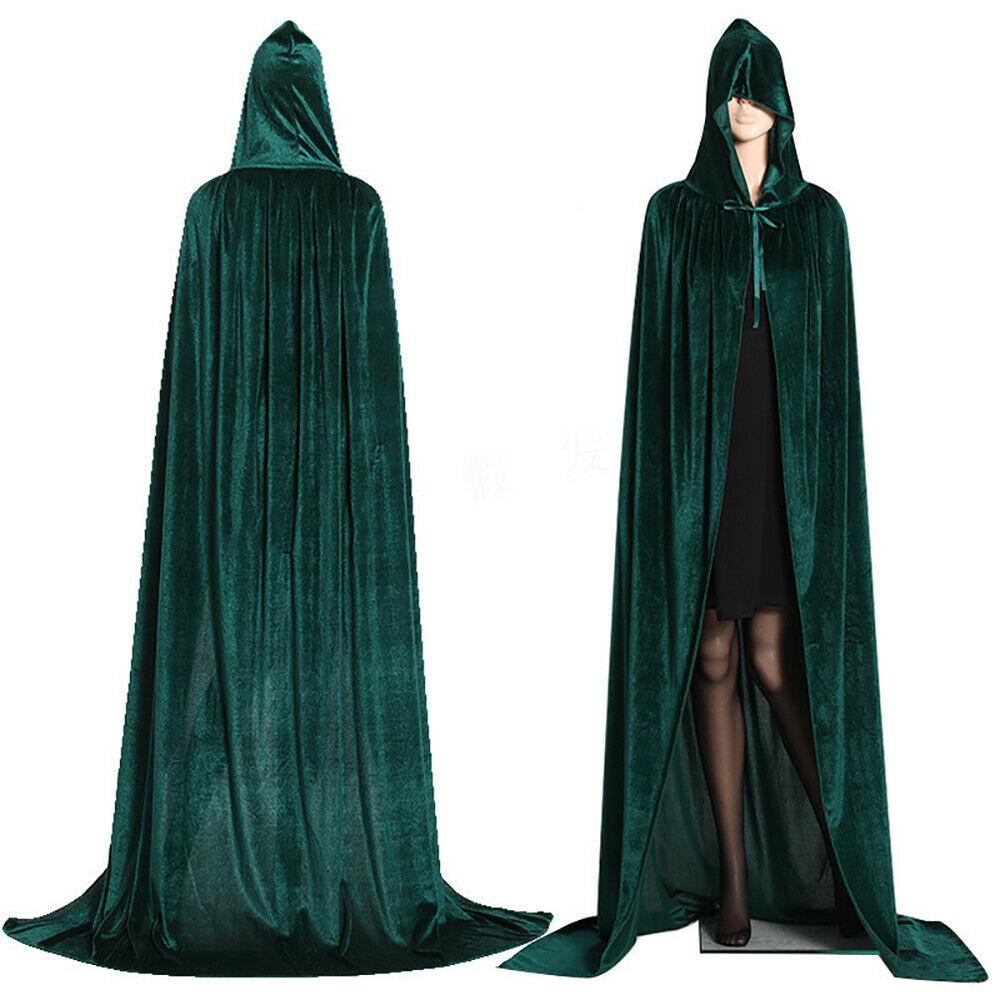 Medieval Velvet Hooded Cloak Cloaks - The Burner Shop