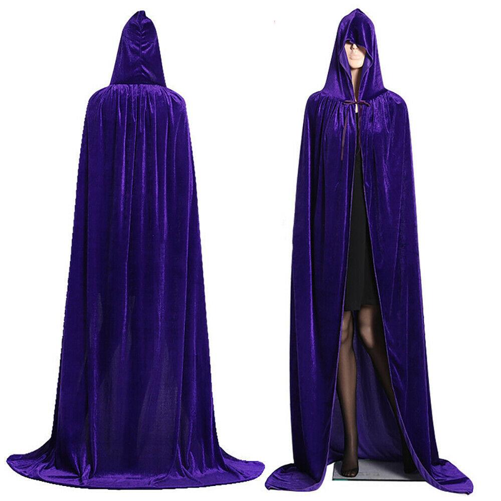 Medieval Velvet Hooded Cloak Cloaks - The Burner Shop