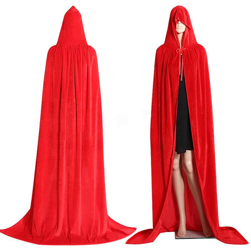 Medieval Velvet Hooded Cloak Cloaks - The Burner Shop