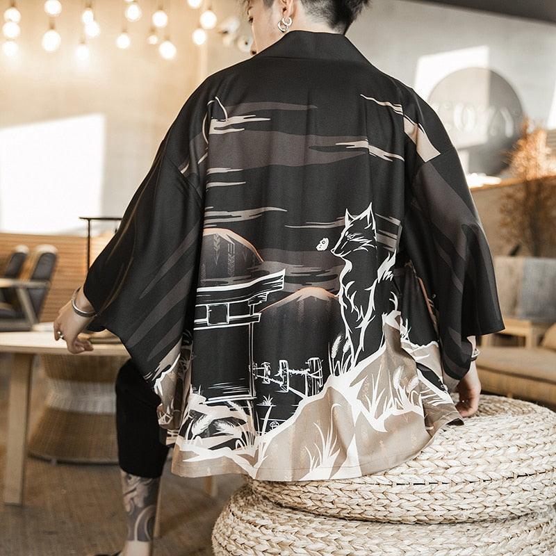 Men's Japanese Kimono Kimonos - The Burner Shop