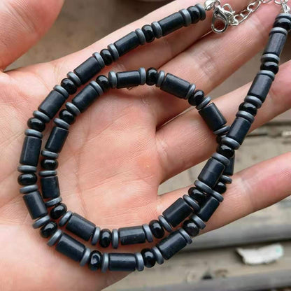 Men's Stone Beaded Necklace Necklaces - The Burner Shop