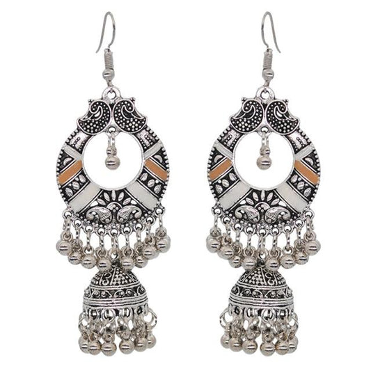 Metal Coin Drop Earrings Earrings - The Burner Shop