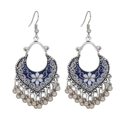 Metal Coin Drop Earrings Earrings - The Burner Shop