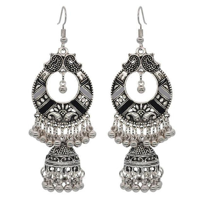 Metal Coin Drop Earrings Earrings - The Burner Shop