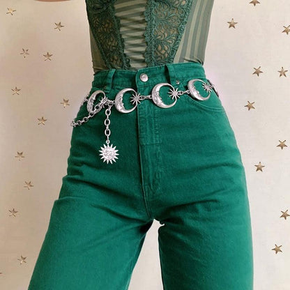 Metal Moon & Sun Belts Belts - The Burner Shop