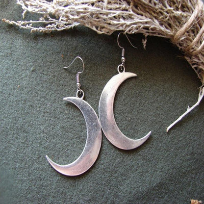 Moon Crescent Drop Earring Earrings - The Burner Shop