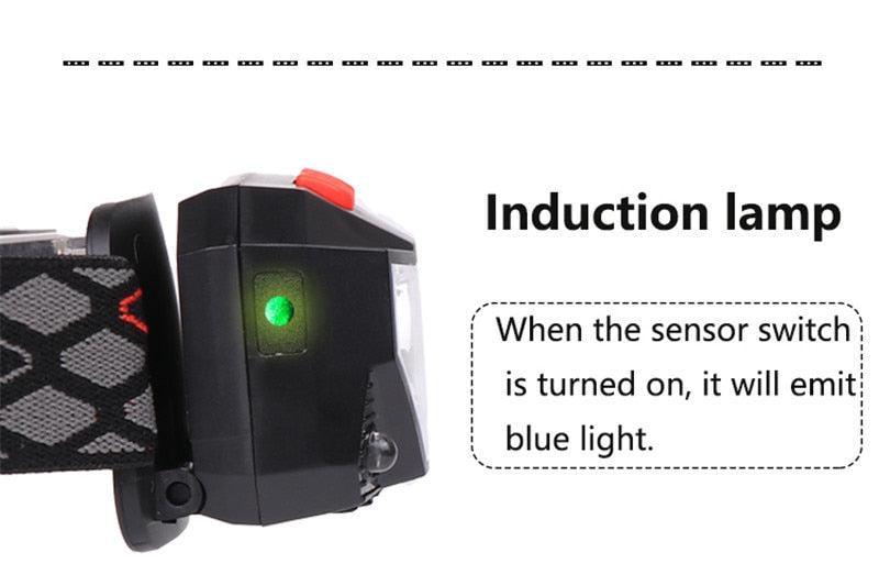Motion Sensor LED Headlight Headlamps - The Burner Shop