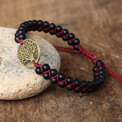 Natural African Stone Beaded Bracelet Bracelets - The Burner Shop