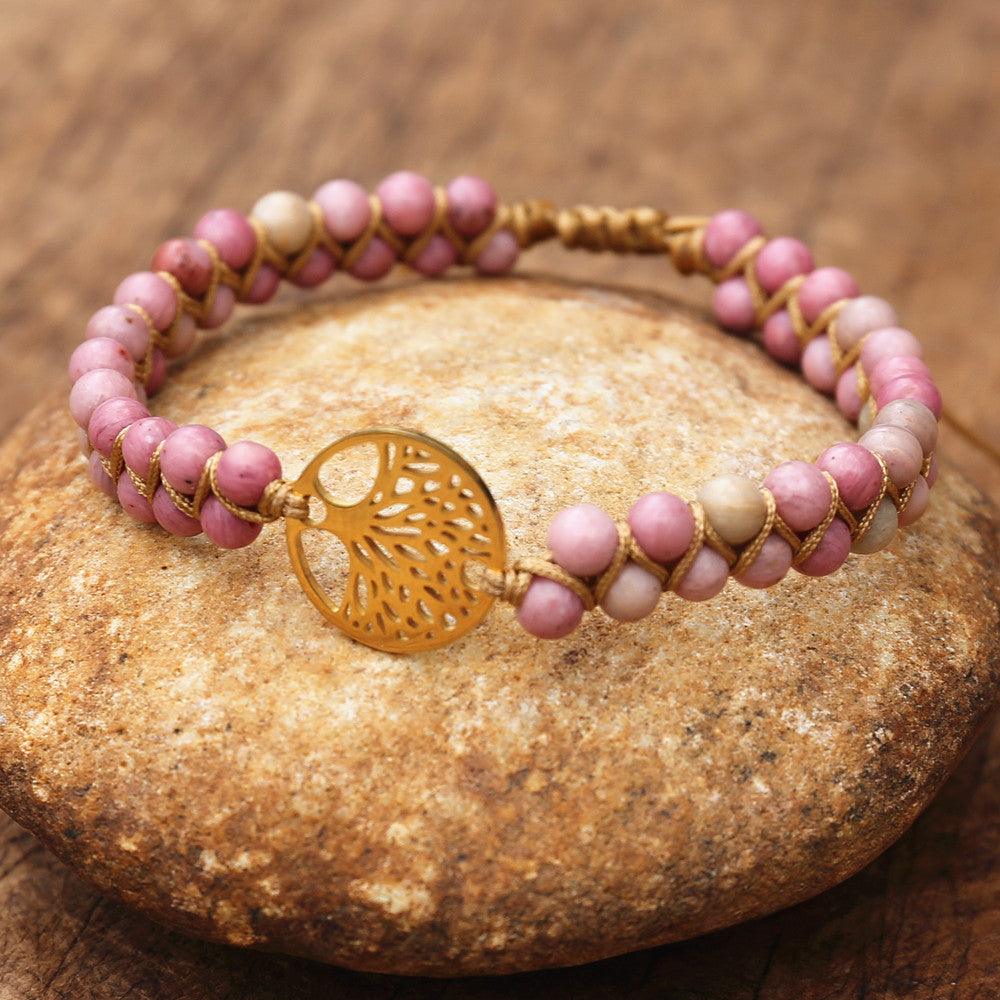Natural African Stone Beaded Bracelet Bracelets - The Burner Shop