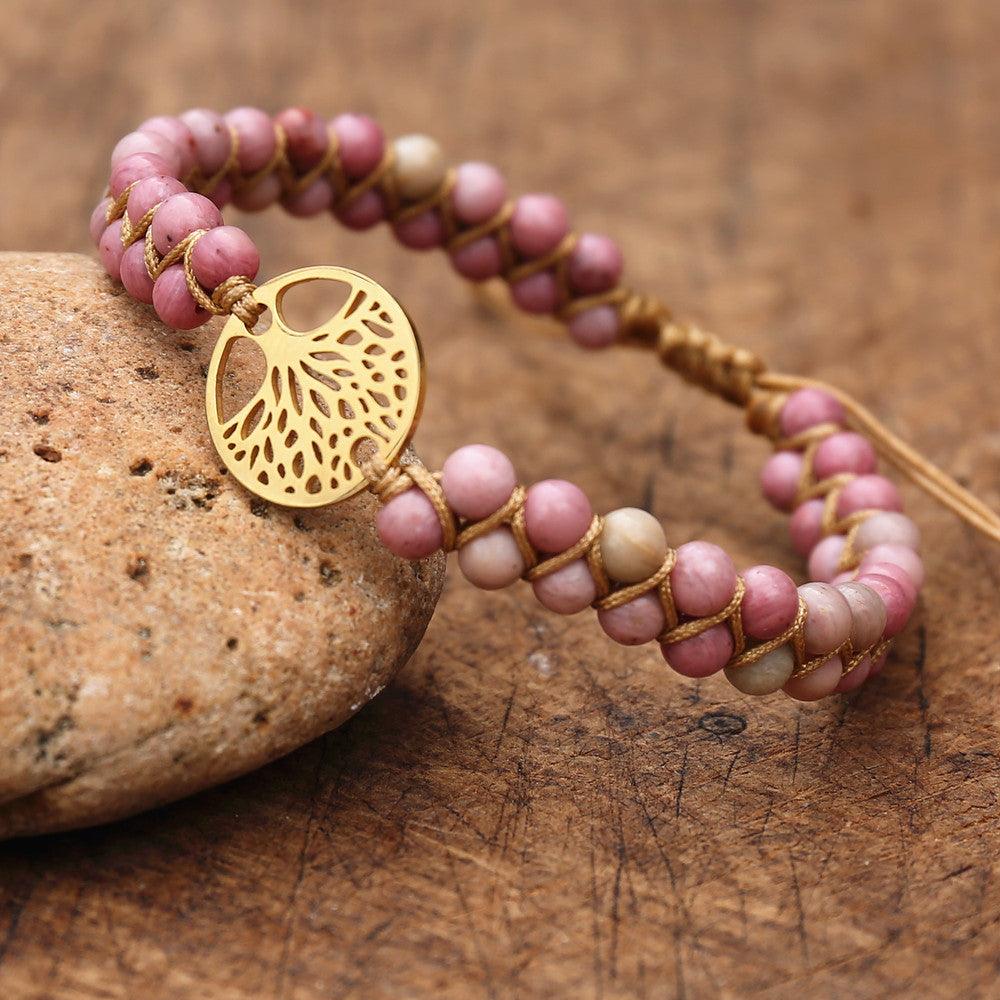 Natural African Stone Beaded Bracelet Bracelets - The Burner Shop