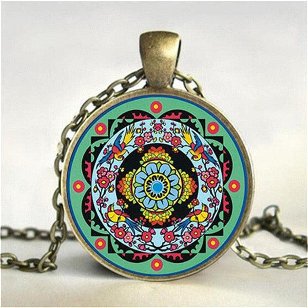 Necklace with Tibetan Pendant Necklaces - The Burner Shop