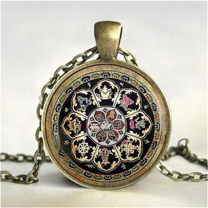 Necklace with Tibetan Pendant Necklaces - The Burner Shop