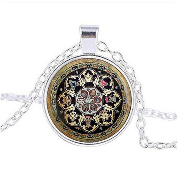 Necklace with Tibetan Pendant Necklaces - The Burner Shop