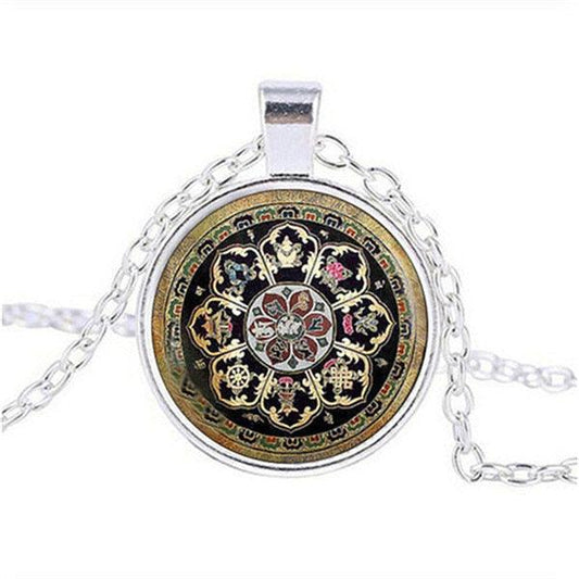 Necklace with Tibetan Pendant Necklaces - The Burner Shop