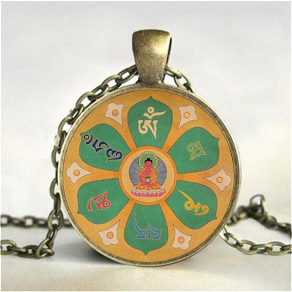 Necklace with Tibetan Pendant Necklaces - The Burner Shop