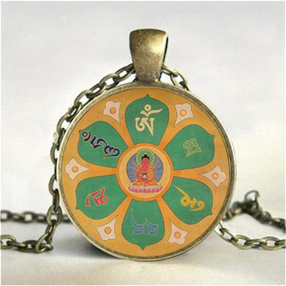 Necklace with Tibetan Pendant Necklaces - The Burner Shop