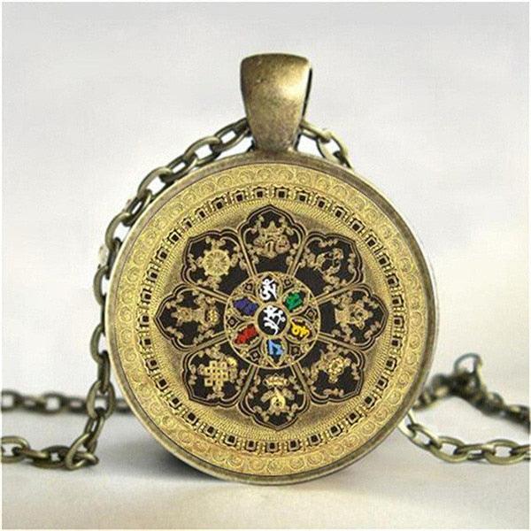 Necklace with Tibetan Pendant Necklaces - The Burner Shop