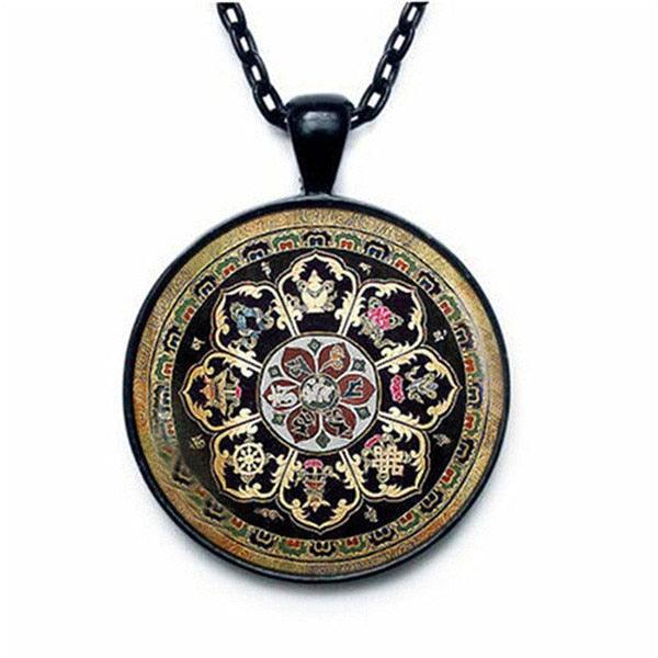 Necklace with Tibetan Pendant Necklaces - The Burner Shop