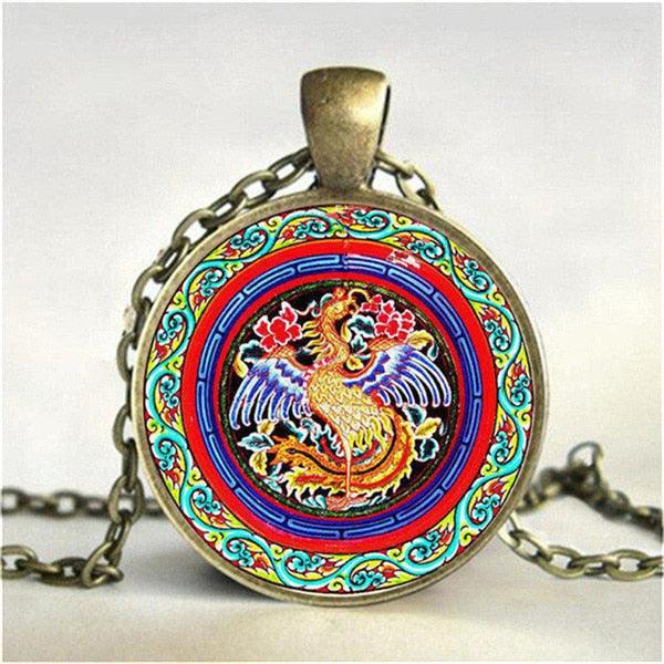 Necklace with Tibetan Pendant Necklaces - The Burner Shop