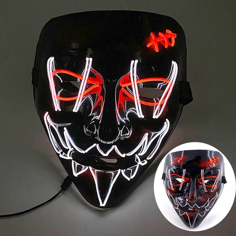 Neon Purge Mask Face Masks - The Burner Shop