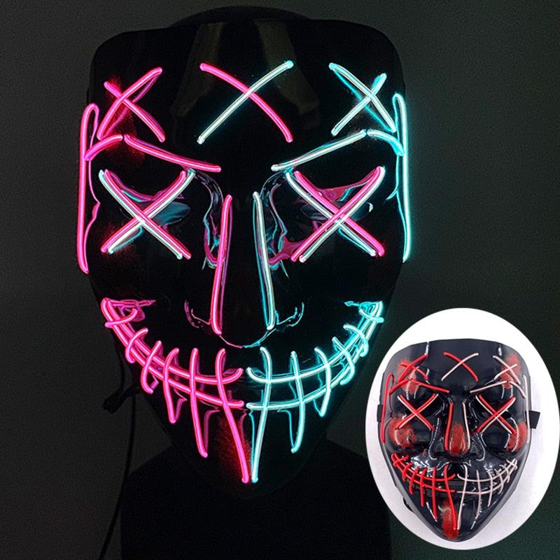 Neon Purge Mask Face Masks - The Burner Shop