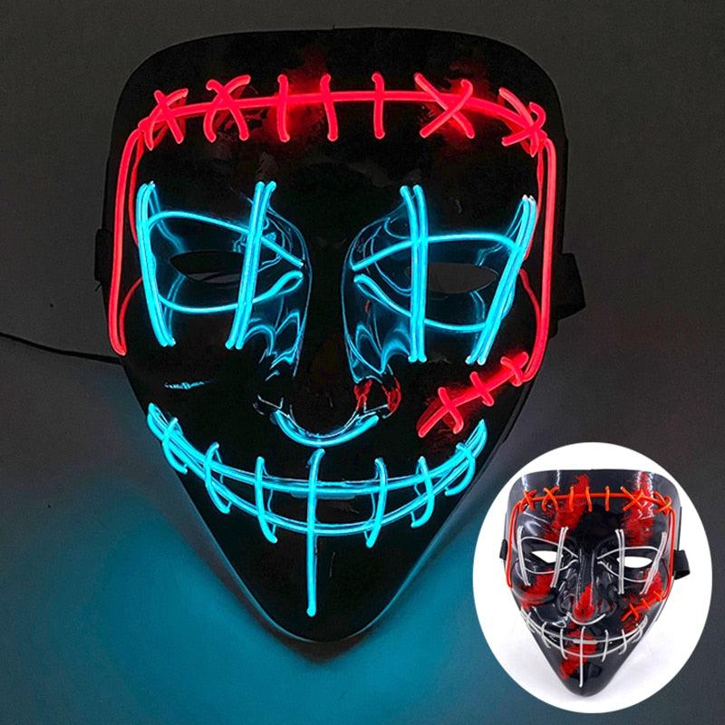 Neon Purge Mask Face Masks - The Burner Shop