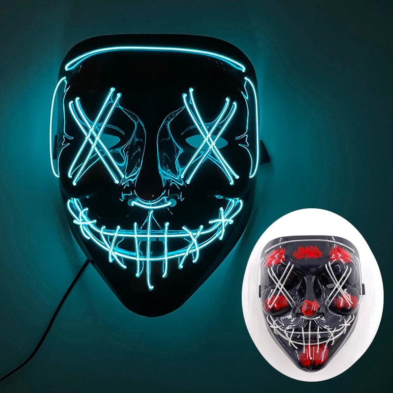 Neon Purge Mask Face Masks - The Burner Shop