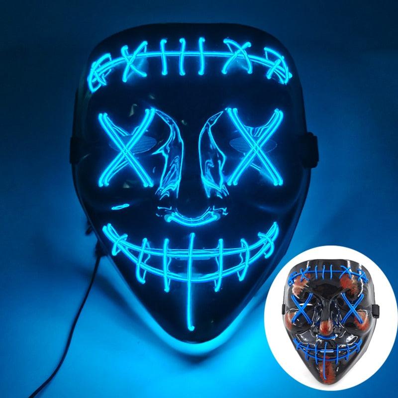 Neon Purge Mask Face Masks - The Burner Shop