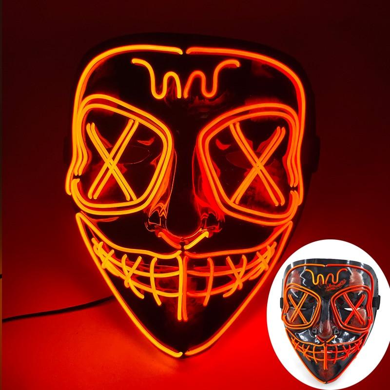 Neon Purge Mask Face Masks - The Burner Shop