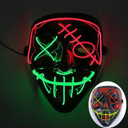 Neon Purge Mask Face Masks - The Burner Shop