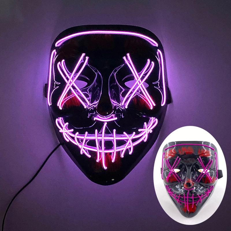 Neon Purge Mask Face Masks - The Burner Shop