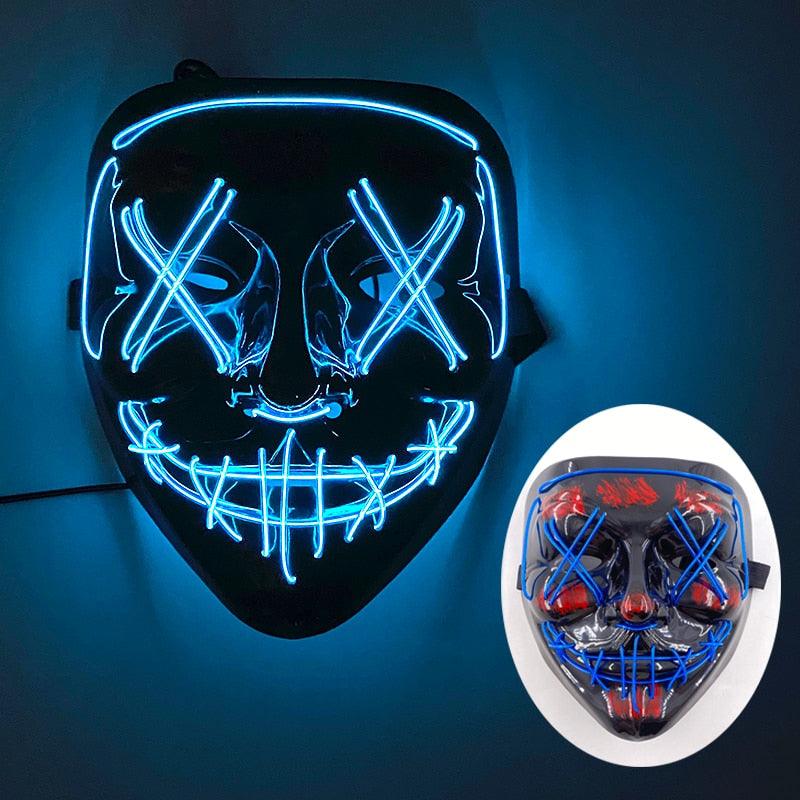 Neon Purge Mask Face Masks - The Burner Shop