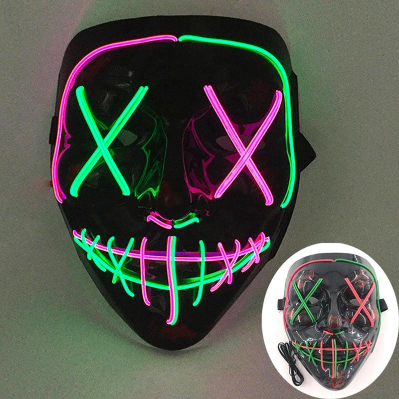 Neon Purge Mask Face Masks - The Burner Shop