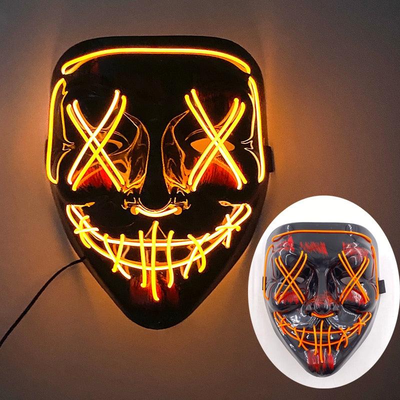 Neon Purge Mask Face Masks - The Burner Shop