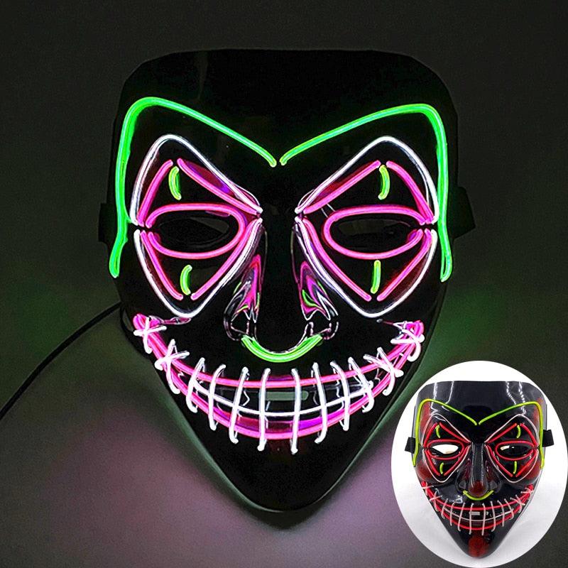 Neon Purge Mask Face Masks - The Burner Shop