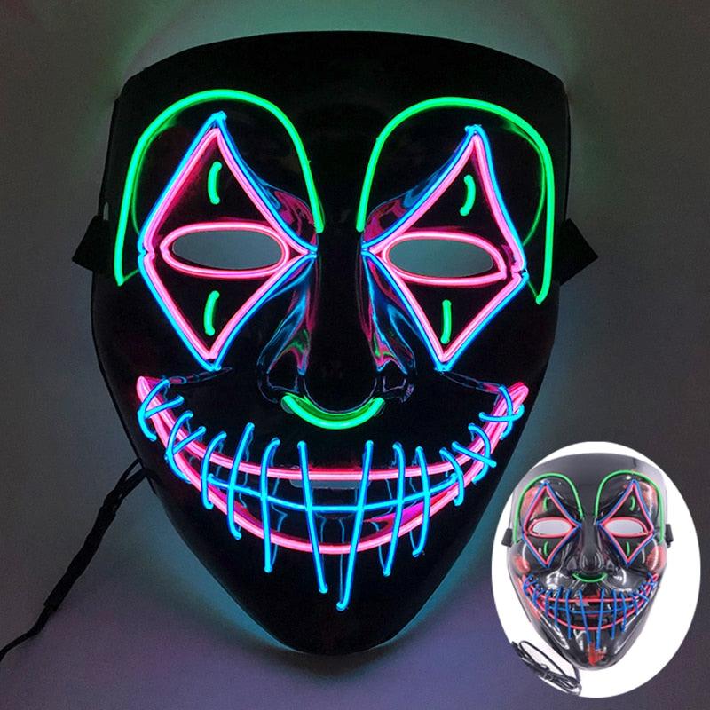 Neon Purge Mask Face Masks - The Burner Shop