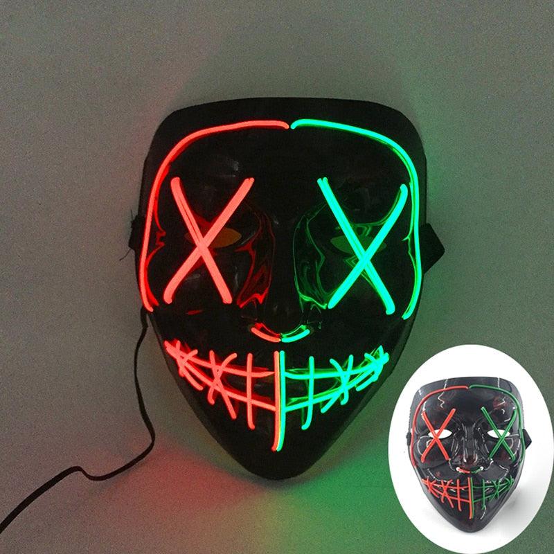 Neon Purge Mask Face Masks - The Burner Shop