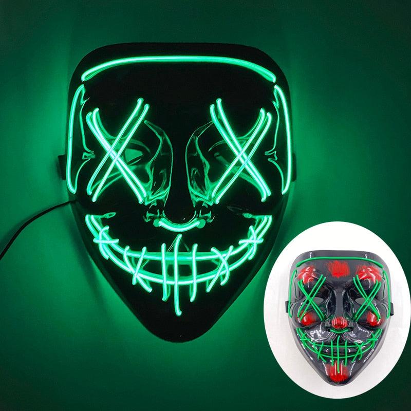 Neon Purge Mask Face Masks - The Burner Shop
