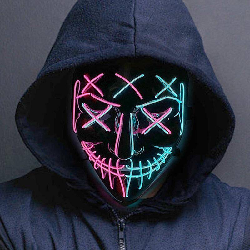 Neon Purge Mask Face Masks - The Burner Shop