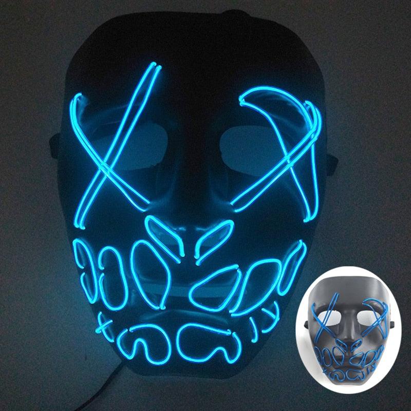 Neon Purge Mask Face Masks - The Burner Shop