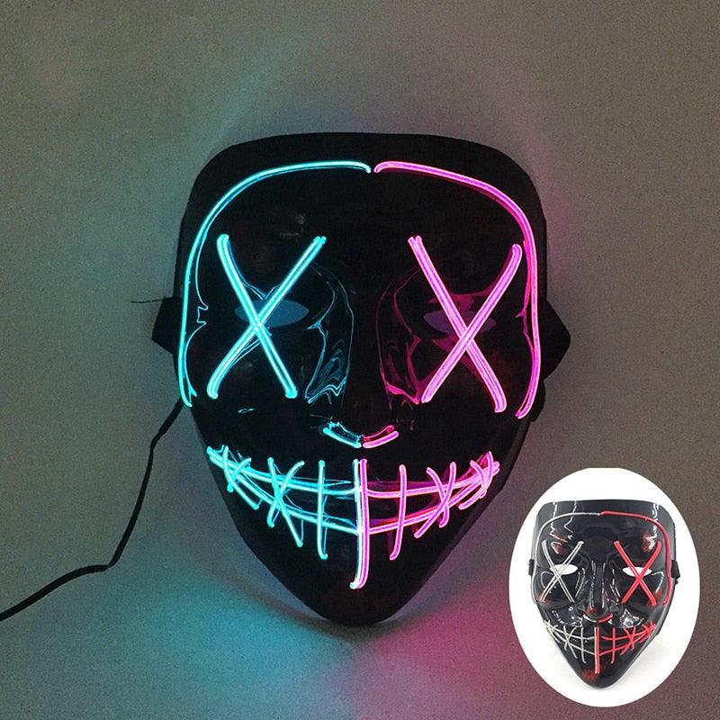 Neon Purge Mask Face Masks - The Burner Shop