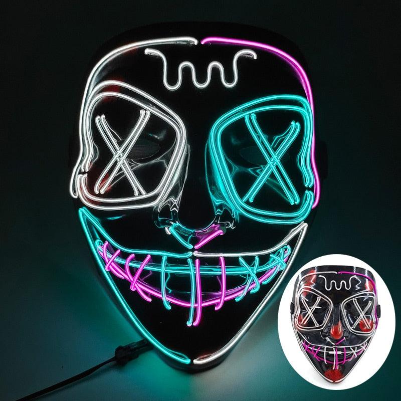 Neon Purge Mask Face Masks - The Burner Shop