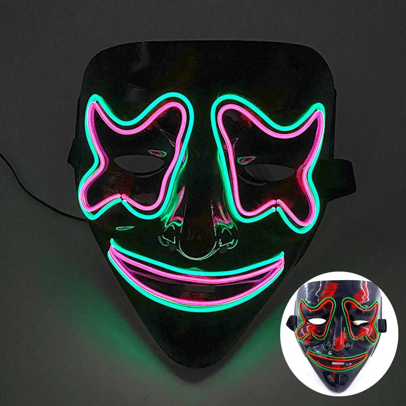 Neon Purge Mask Face Masks - The Burner Shop