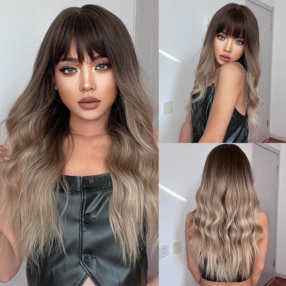 Nicole Long Wavy Wig Wigs - The Burner Shop