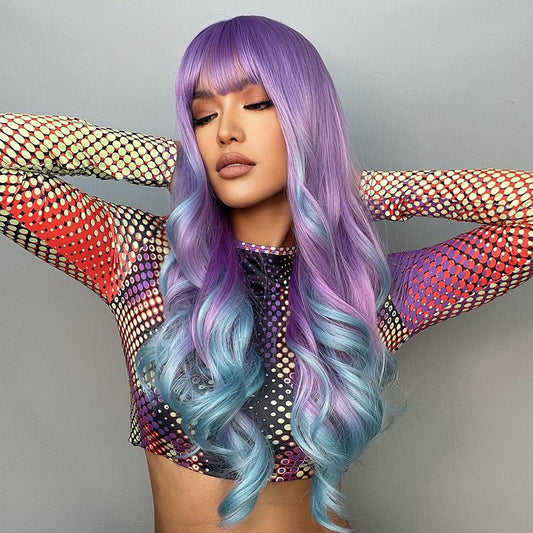 Nicole Long Wavy Wig Wigs - The Burner Shop
