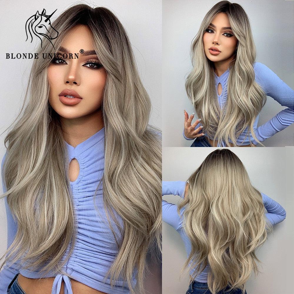 Nicole Long Wavy Wig Wigs - The Burner Shop