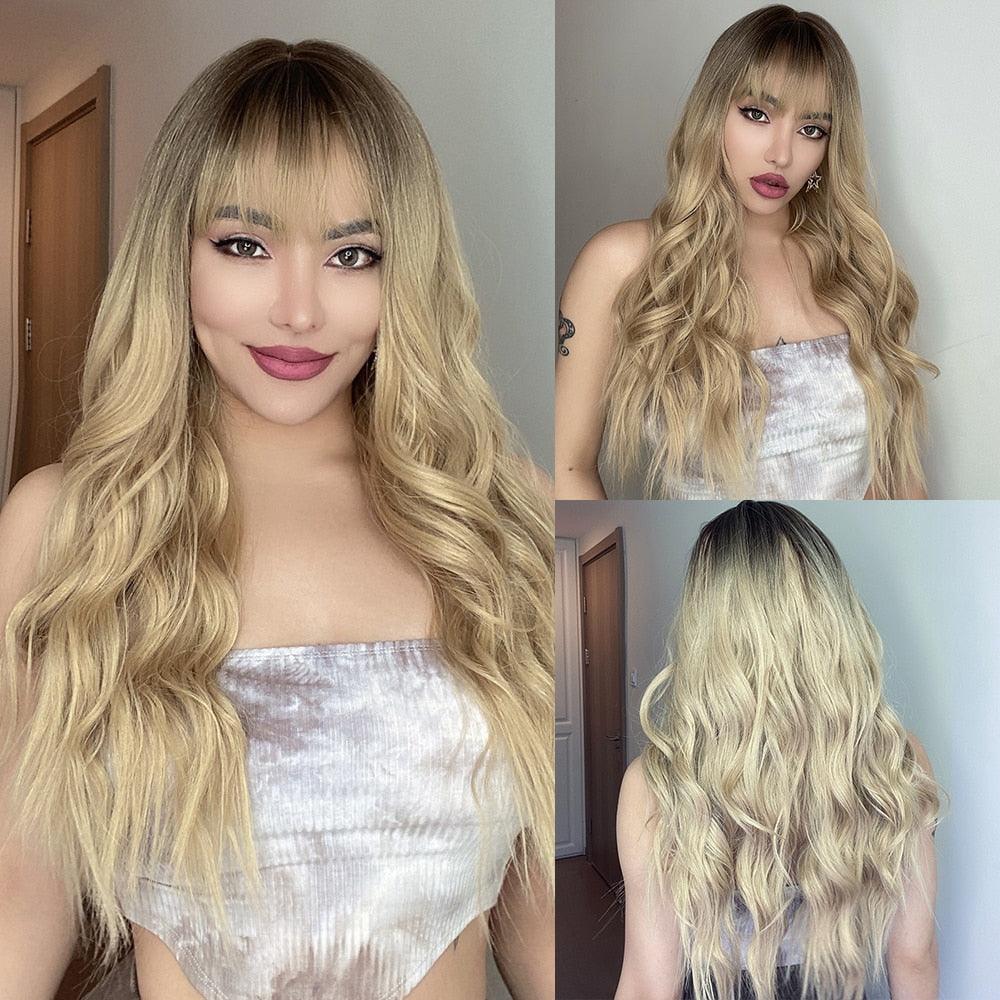Nicole Long Wavy Wig Wigs - The Burner Shop