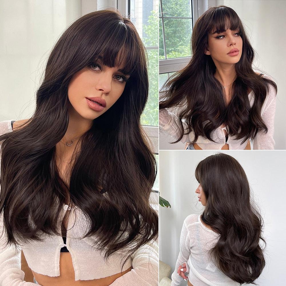 Nicole Long Wavy Wig Wigs - The Burner Shop